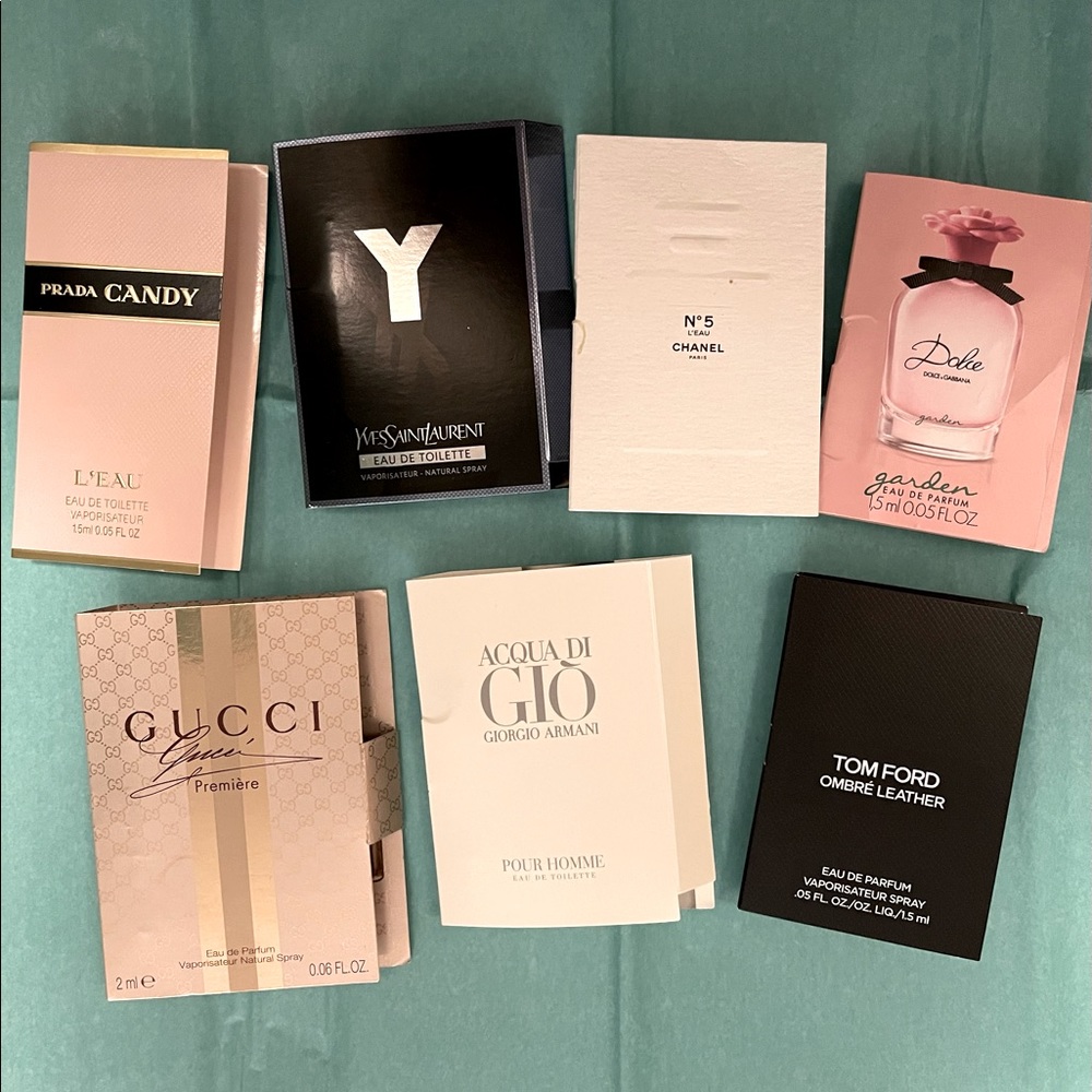 Luxury brand perfumes and cologne! Great for travel!